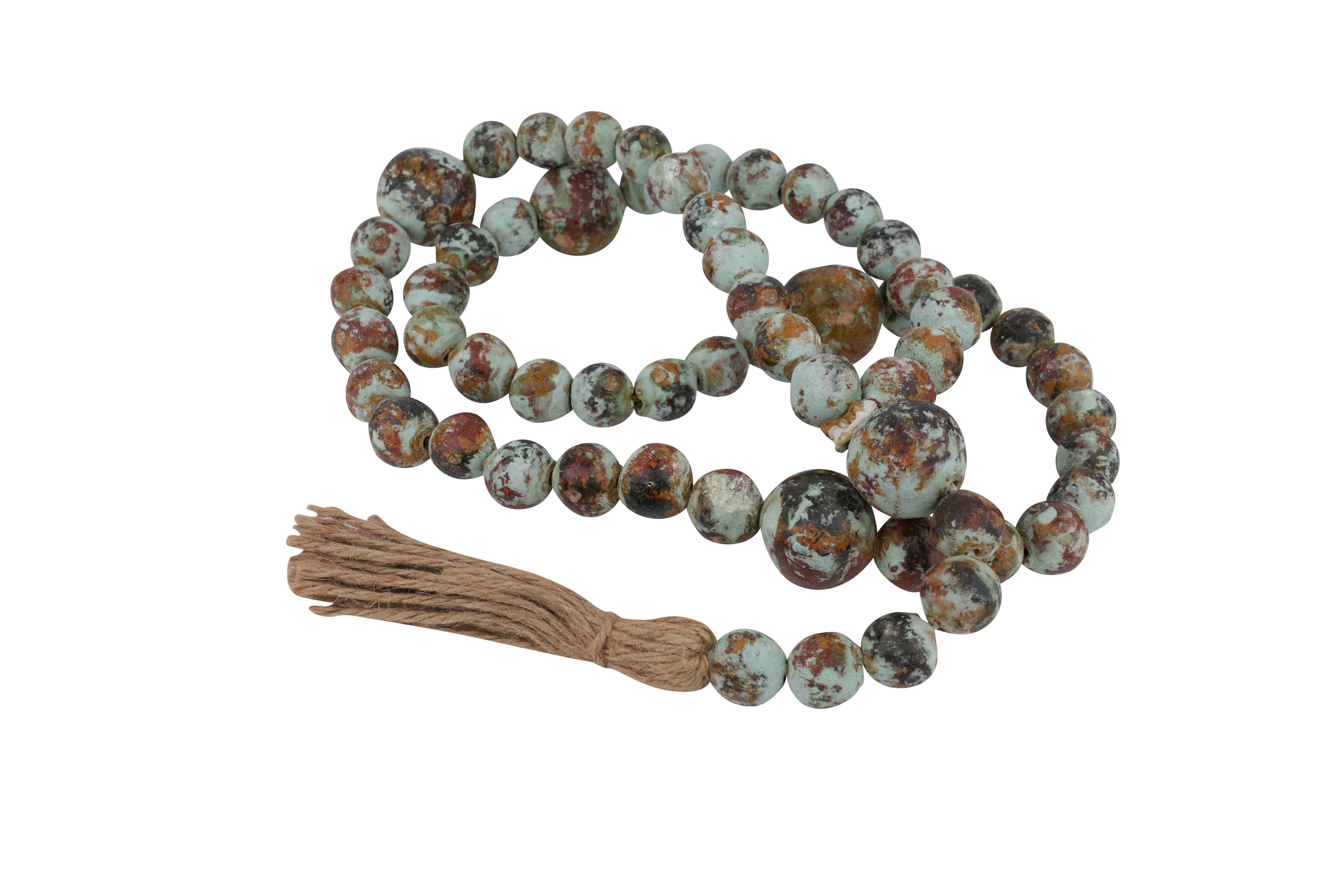 Todos Santos Tassel Turquoise Beads, 24"