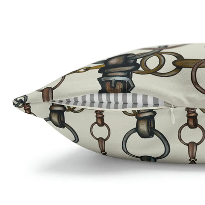 Bridle &amp; Bits Pillow 18x18