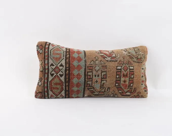 Ethnic Kilim Pillow Cover, 8x16