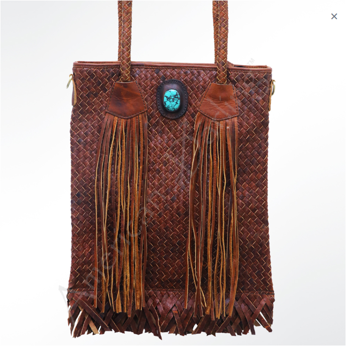 The Red Rock Leather Tote