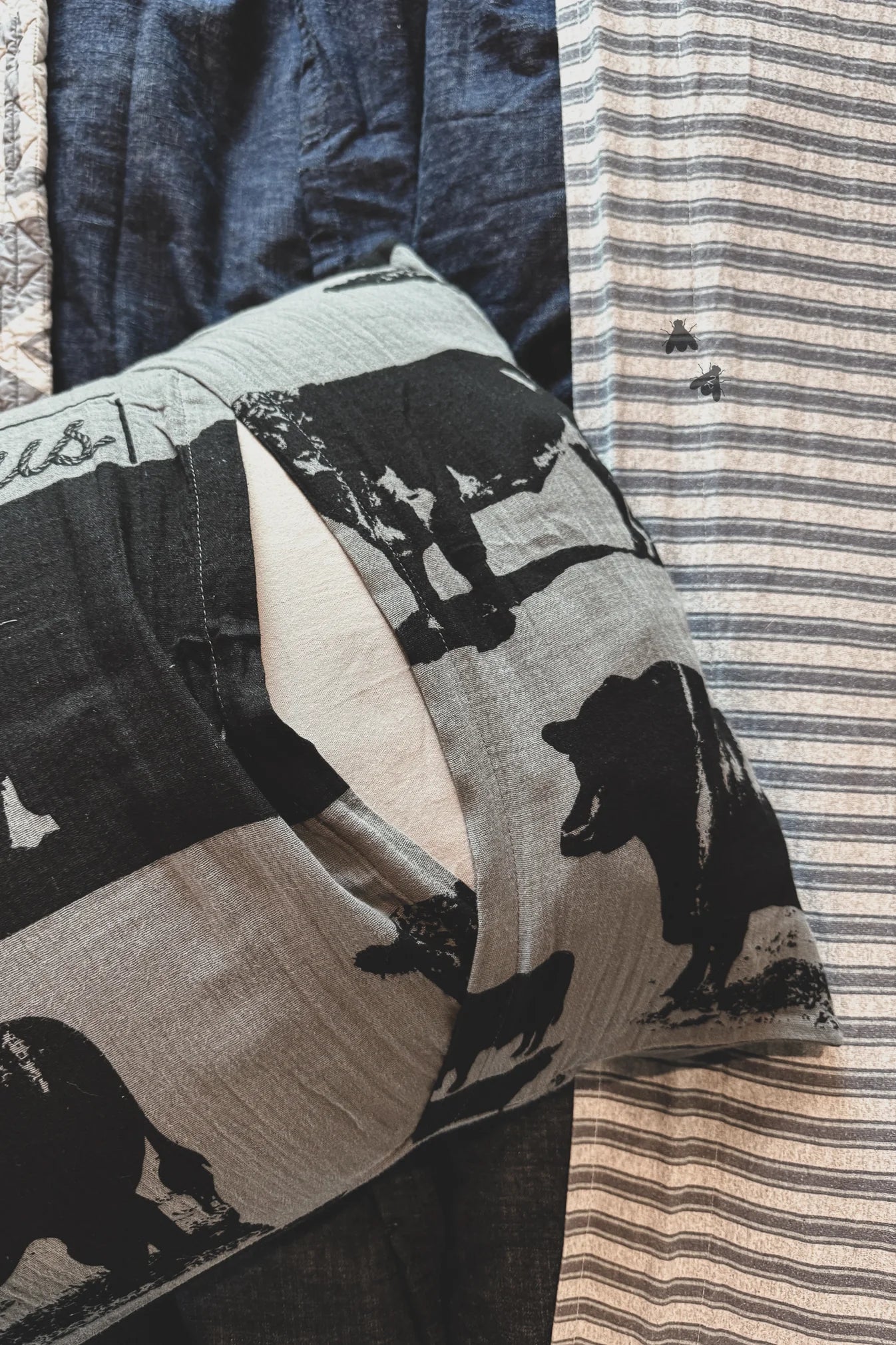 Counting Cattle Pillowcase