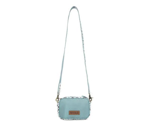 Tilla's Mine Trail Shoulder Bag in Turquoise & Black