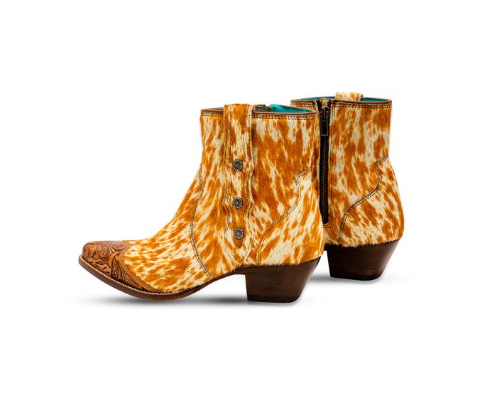 Westro Western Hand-Tooled Booties