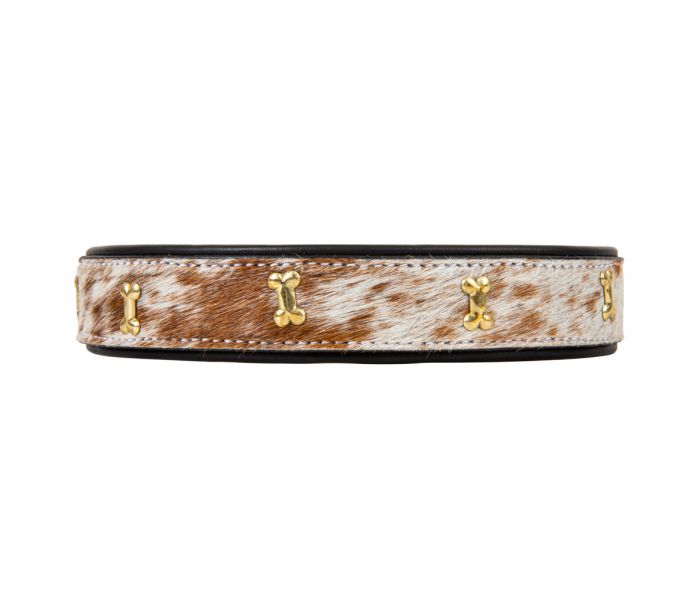 Chissum Hair-on Hide Dog Collar