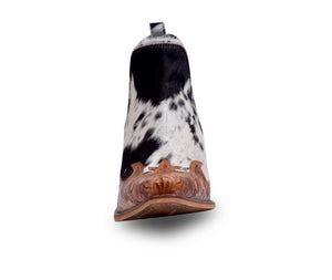 Frisco Blossom Hair-on Hide & Hand-tooled Boots