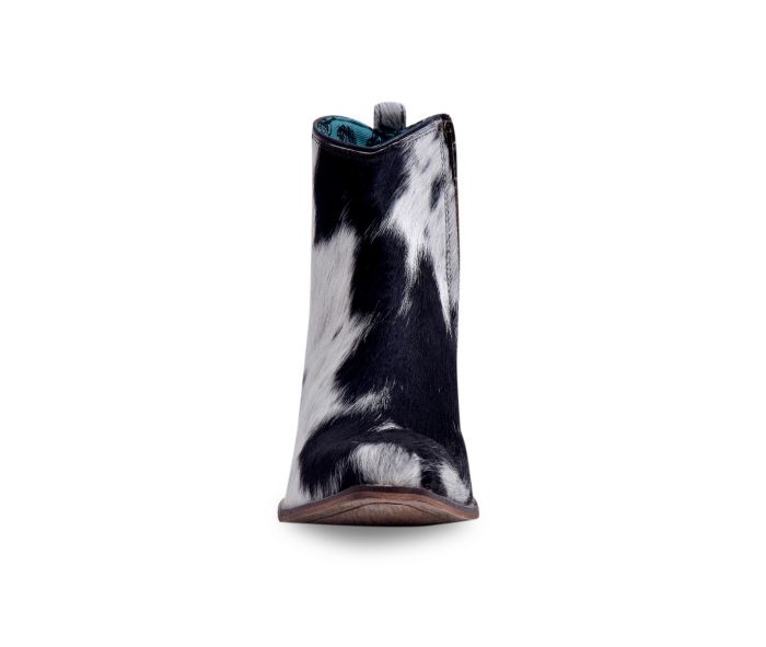 Laramie Plains Hair-On Hide &amp; Hand Tooled Boots