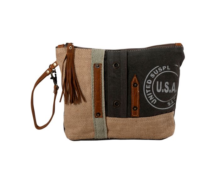 USA Canvas Patch Pouch