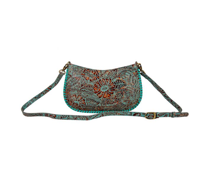 Trail Flower Leather Hairon Bag