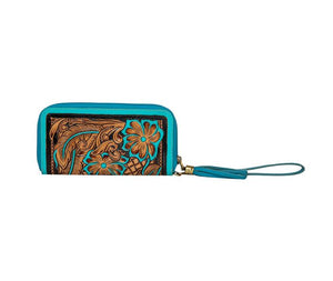 Creek Blossom Hand-tooled Wallet