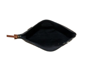 Jacksborrow Leather Hairon Bag in Black