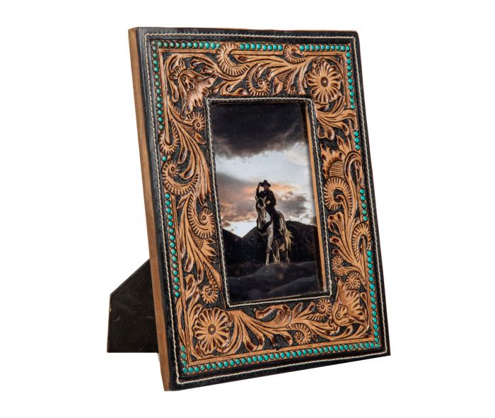 Mesa Plateau Hand-tooled Photo Frame