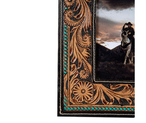 Mesa Plateau Hand-tooled Photo Frame