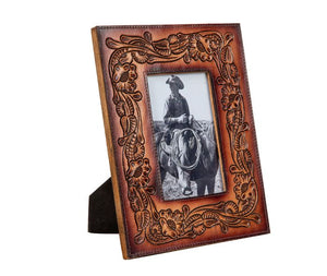 This Moment in Time Hand-tooled Photo Frame