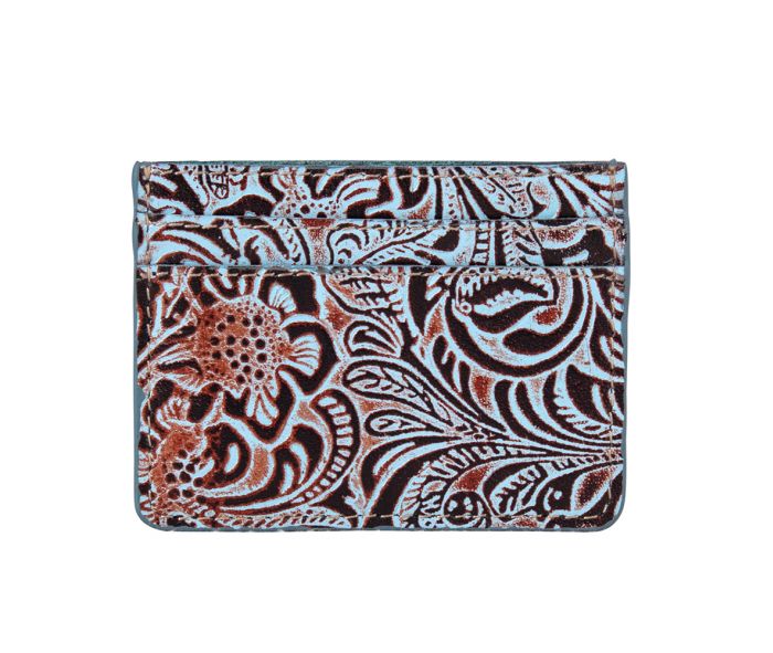 Delilah Creek Hand-tooled Credit Card Holder