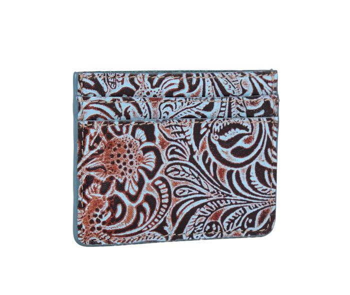 Delilah Creek Hand-tooled Credit Card Holder