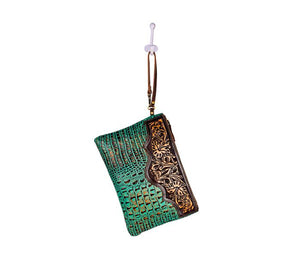 Sipala Hand-tooled Clutch Bag