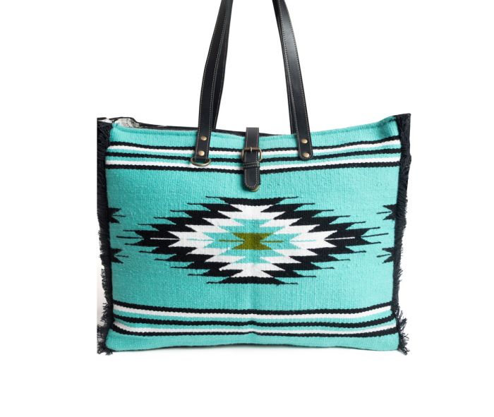 Riverbend Serape Weekender Bag