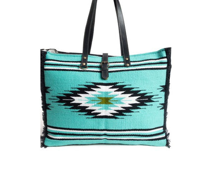 Riverbend Serape Weekender Bag