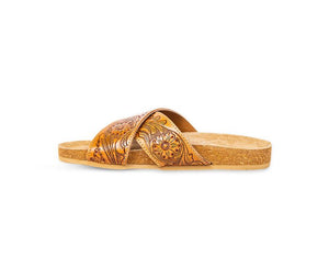 Gracie Hand-tooled Sandals