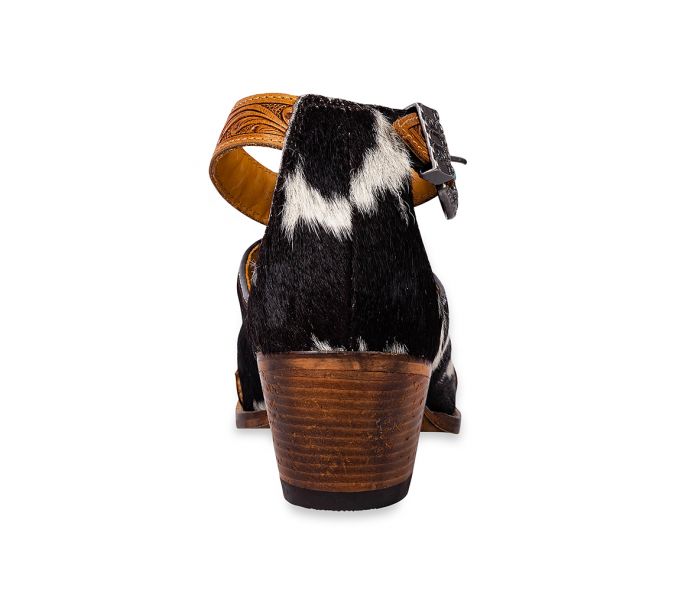 Zora Canyon Hair-on Hide Mules