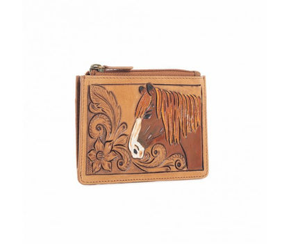 Caballo Mio Credit-Card Holder in Caramel