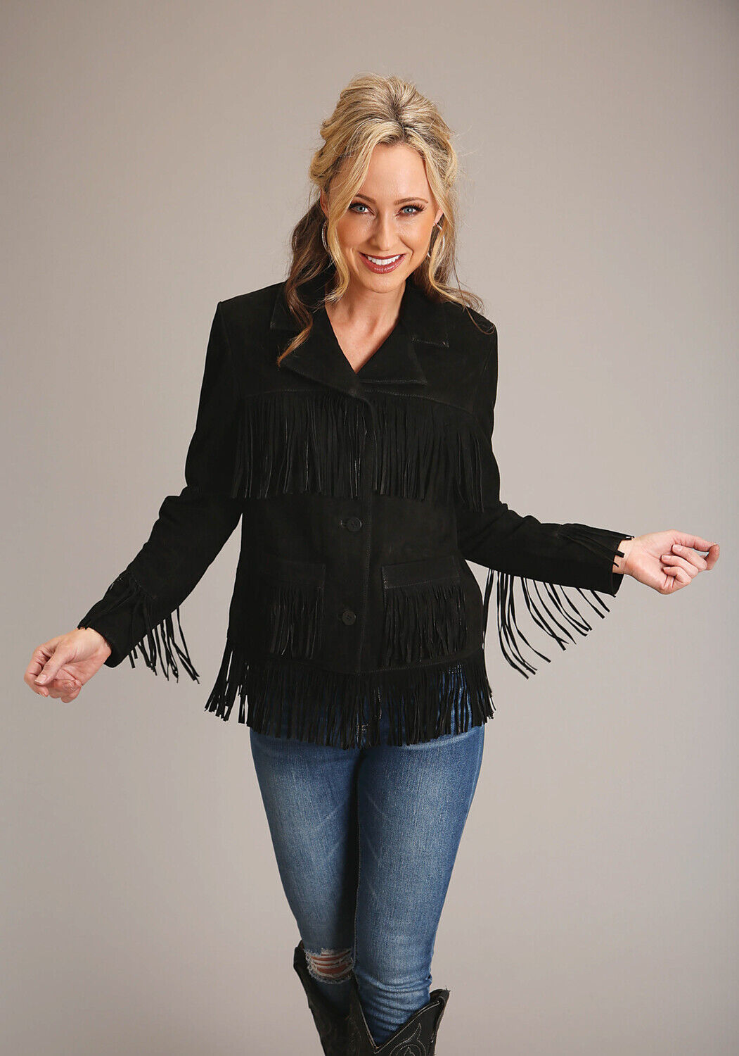 Stetson Jessie Suede Fringe Jacket