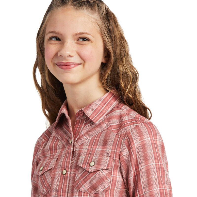 Ariat Girls Antique Rubia Snap Shirt