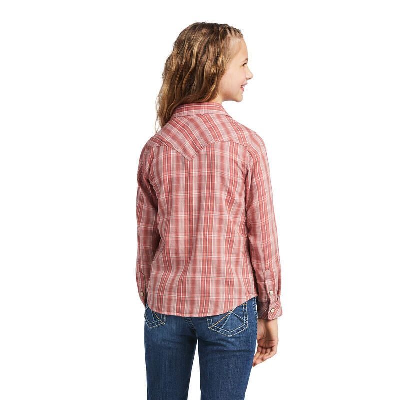 Ariat Girls Antique Rubia Snap Shirt