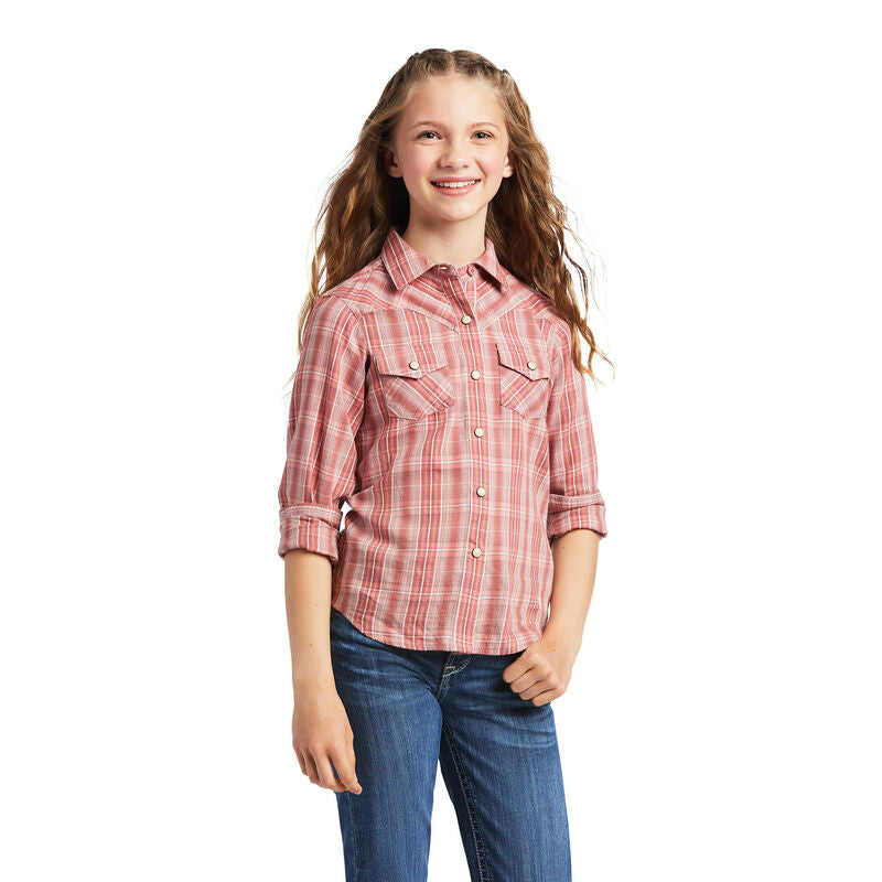 Ariat Girls Antique Rubia Snap Shirt