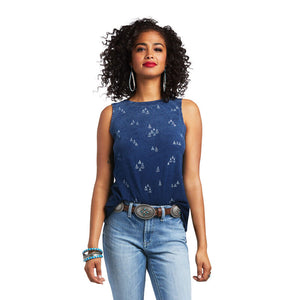 Ariat Womens District Tank Indigo