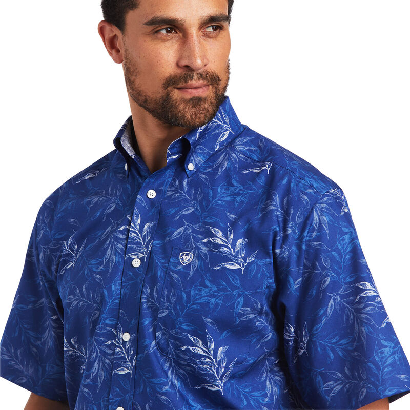 Ariat Mens Wrinkle Free Norman Classic Fit Shirt