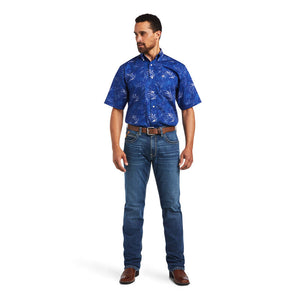 Ariat Mens Wrinkle Free Norman Classic Fit Shirt
