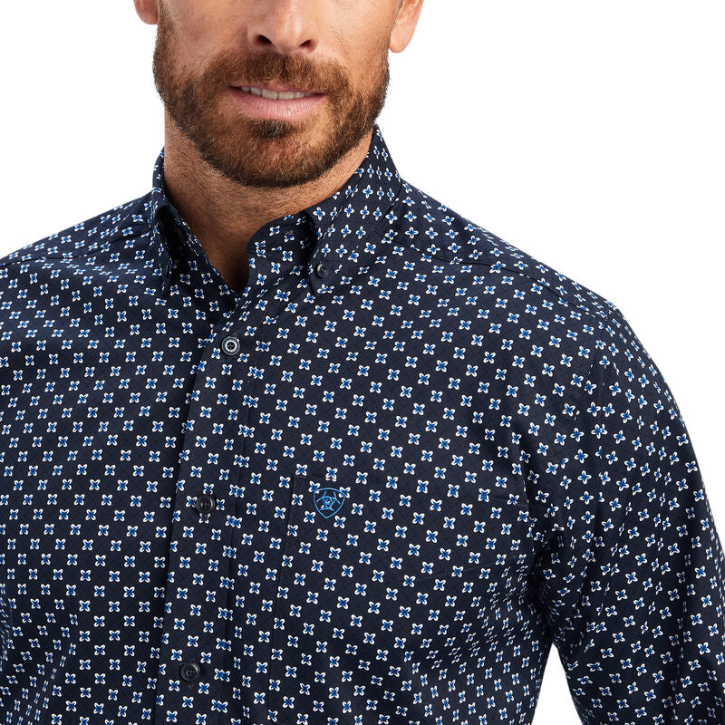 Ariat Mens Baker Stretch Fitted Shirt