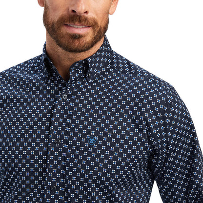 Ariat Mens Baker Stretch Fitted Shirt
