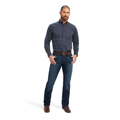 Ariat Mens Baker Stretch Fitted Shirt
