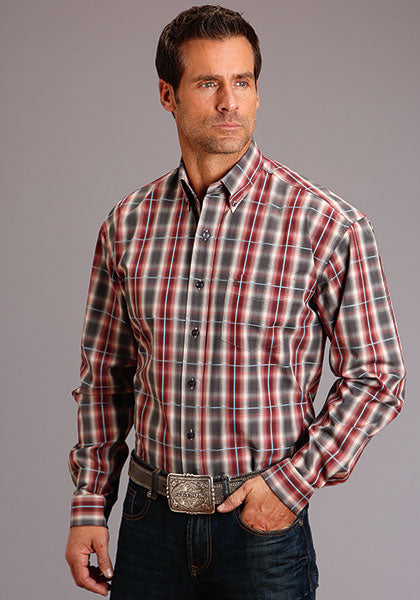Stetson Mens Plaid Shirt 6041