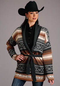 Stetson Womens Taos Belted Sweater