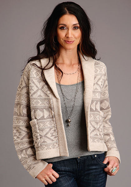 Stetson Cropped Cardigan Sweater