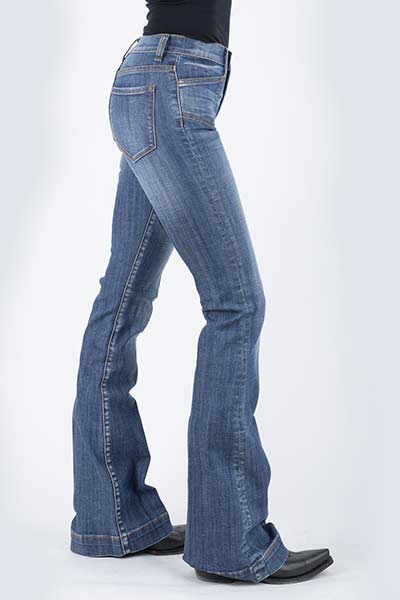 Stetson High Waist Flare Western Jean