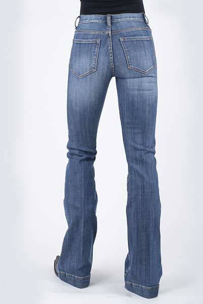 Stetson High Waist Flare Western Jean