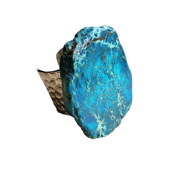 Blue Regalite Chunky Ring