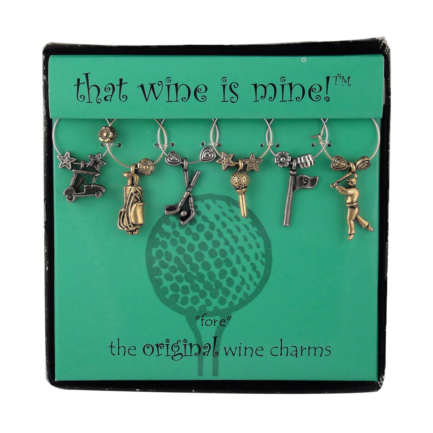 6-Piece Fore Wine Charms