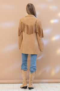Dakota Suede Fringe Blazer