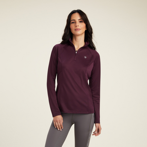 Ariat Womens Lowell 2.0 1/4 Zip Mulberry