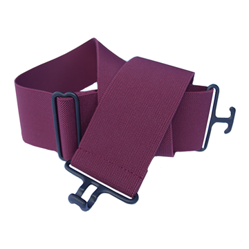 Burgundy, Black Elastic Belt