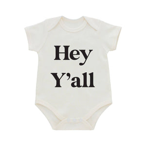 Hey Y'all Cotton Baby Onesie