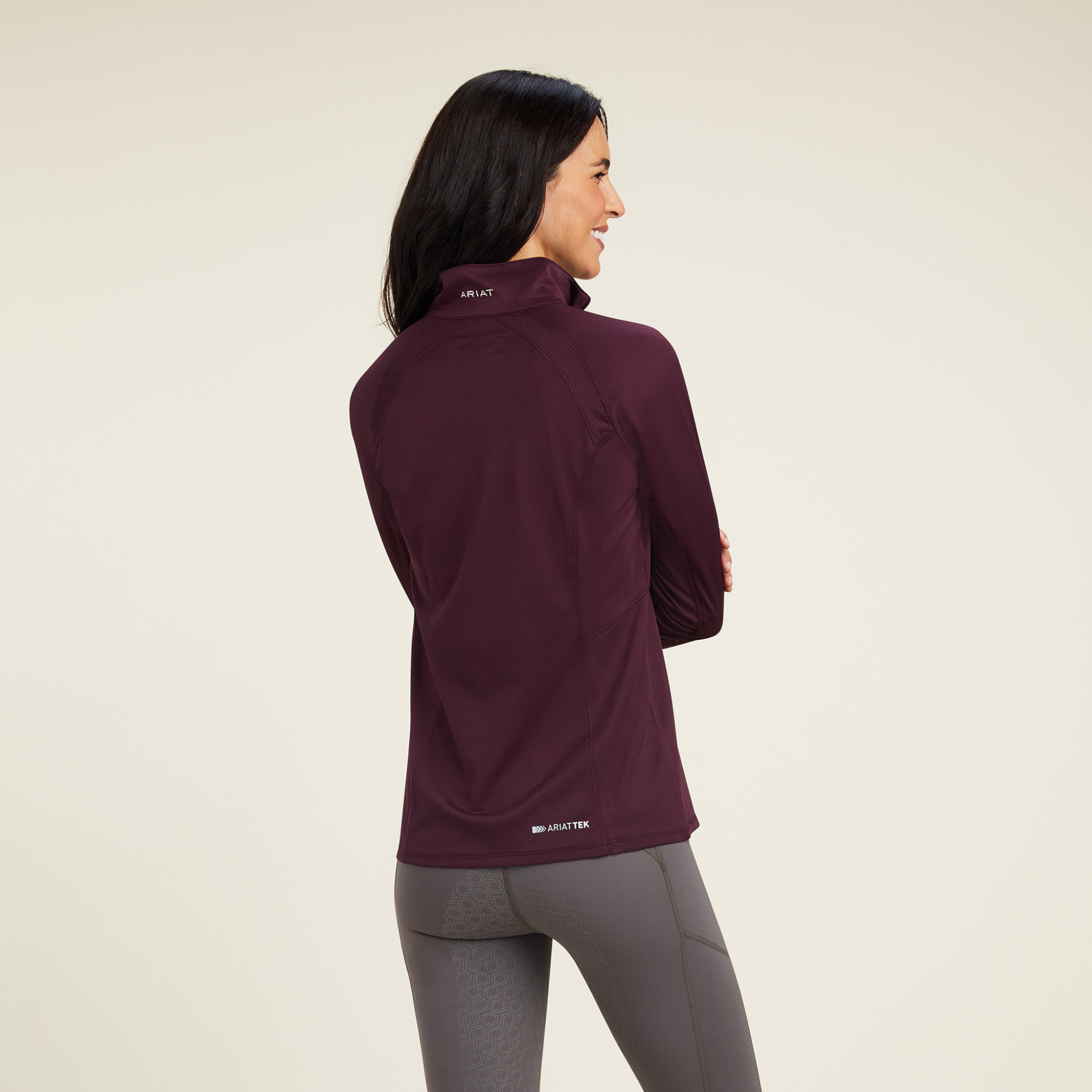 Ariat Womens Lowell 2.0 1/4 Zip Mulberry