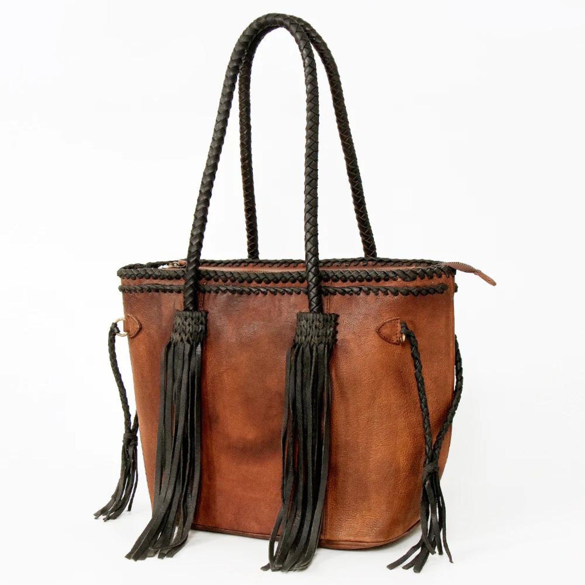 Teagan Fringe Tassel Tote Bag