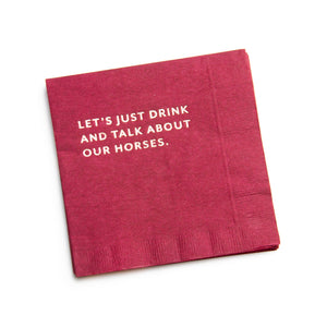 "Let's Drink" Cocktail Napkins