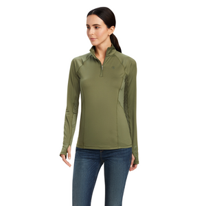 Ariat Womens Lowell 2.0 1/4 Zip Four Leaf Clover